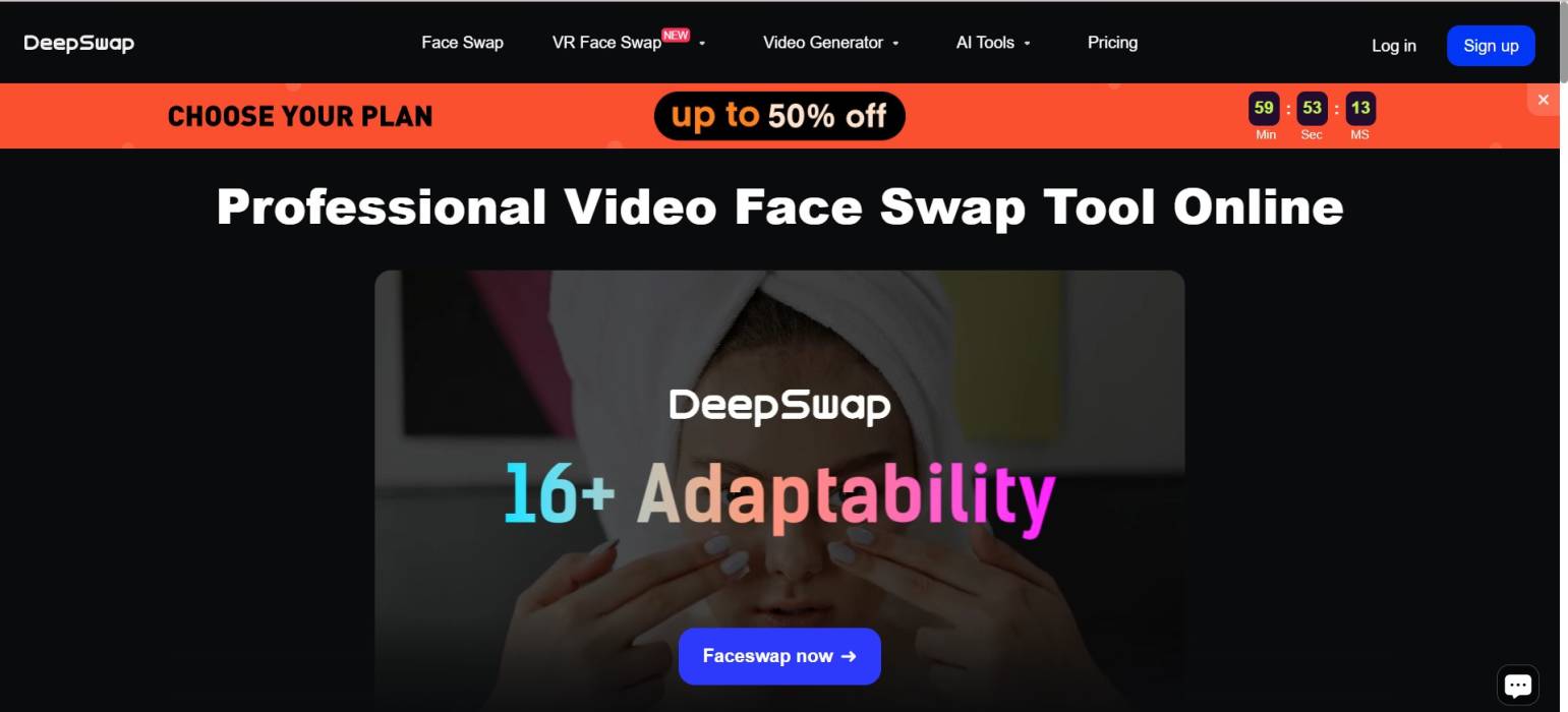 DeepSwap AI browser-based face swap tool DeepSwap AI browser-based face swap tool